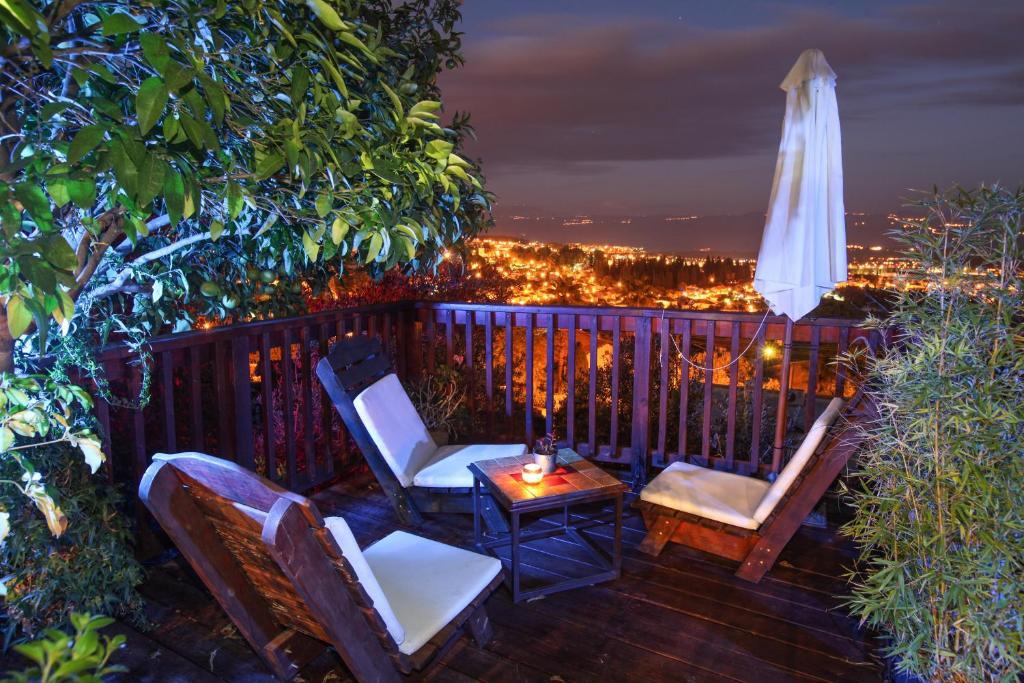 Havaya Ba Nof Lodge Rosh Pinna Buitenkant foto